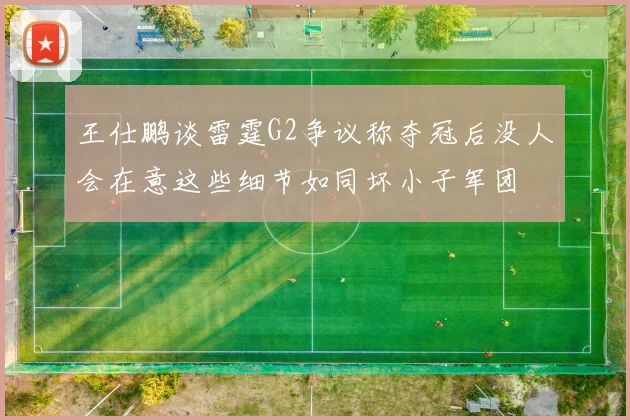 王仕鹏谈雷霆G2争议称夺冠后没人会在意这些细节如同坏小子军团
